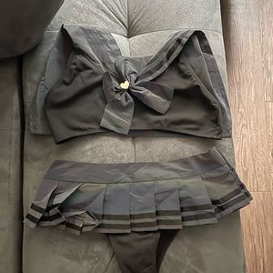 Reflective Sailor Anime Girl Swimsuit (MOEFLAVOR)